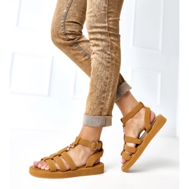 Rimske smeđe sandale smeđa 2