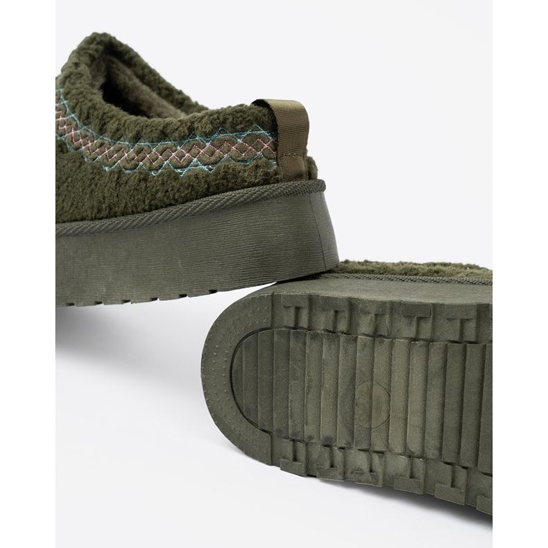 Shelvt Tamnozelene, meke cipele a'la snježne čizme bez pete 1