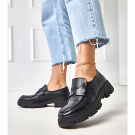 Crne cipele Kirna od eko kože crno 2