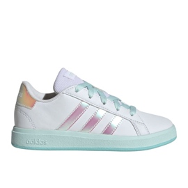 Adidas Grand Court Lifestyle čipkasti tenis Jr Jr6097 cipele bijela 1