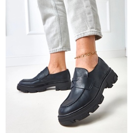 Crne ženske macasine mokasine Kirne crno 2