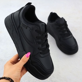 Big Star Sportske cipele s velikim zvijezdama u SS274589 INT2168A crno 1