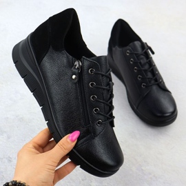 Vinceza Cipele za Vincez Wedge u 39964. siječnja411a crna 1