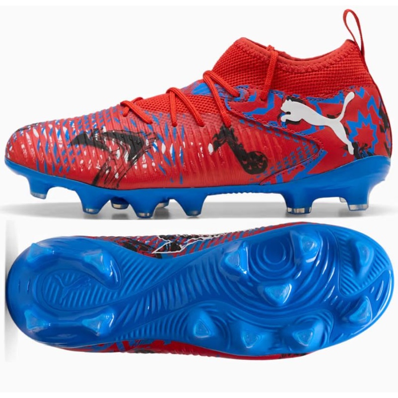 Puma Future 8 Match Playmakers Jr FG/AG 108750-01 Cipele crvena 1