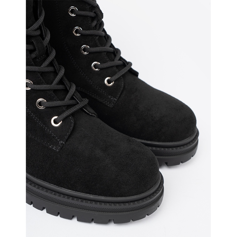 Shelvt Elegantni crni radnici s sjajnim kristalima crna 1