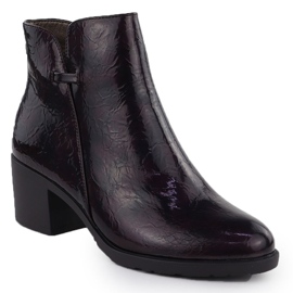 Oslikane čizme na Burgundiji M. Daszyński SA128-61 za žene 1