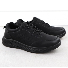 Muške cipele za čipke Black Unisoft 25mn16-9274 2