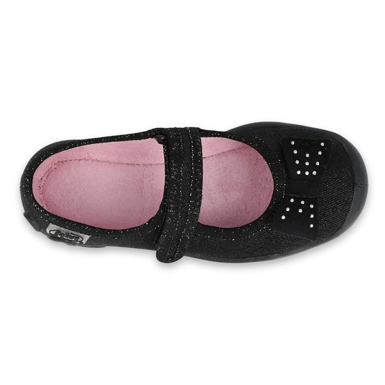 Befado dječje balerine 114x240 s lukom u šljokicama crna 3
