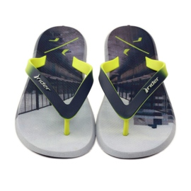 Rider 10719 muške japanke siva žuta boja 4