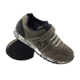 American Club Probušena američka sportska kožna podloga tamnoplava siva 3