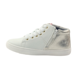 American Club Atletske američke gležnjače s kožnim uloškom žuta boja bijela 2