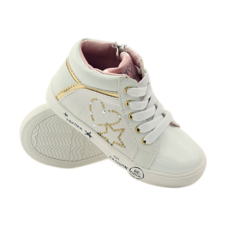 American Club Američko srce sportske djevojke žuta boja bijela 3