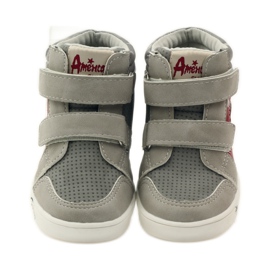 American Club Sportske cipele American 17353 crvena siva 4