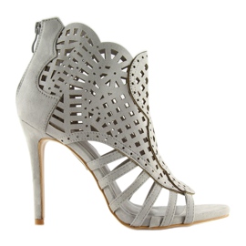 Sive čizme otvorenog prsta M286 sive siva 1