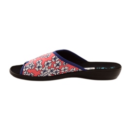 Adanex Papuče s svijetlim koraljnim cvjetovima G1 / 2 bijela raznobojna ružičasta 2