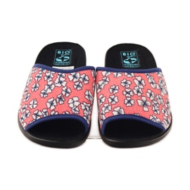 Adanex Papuče s svijetlim koraljnim cvjetovima G1 / 2 bijela višebojan ružičasta 4