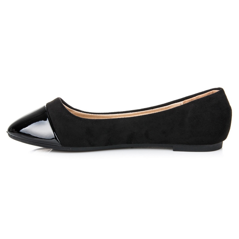 Seastar Balerinke s lakiranim prstom crna 2