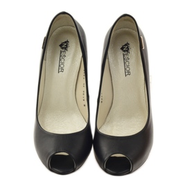 Ženske cipele na štikle Neścior 99 crne crna 4