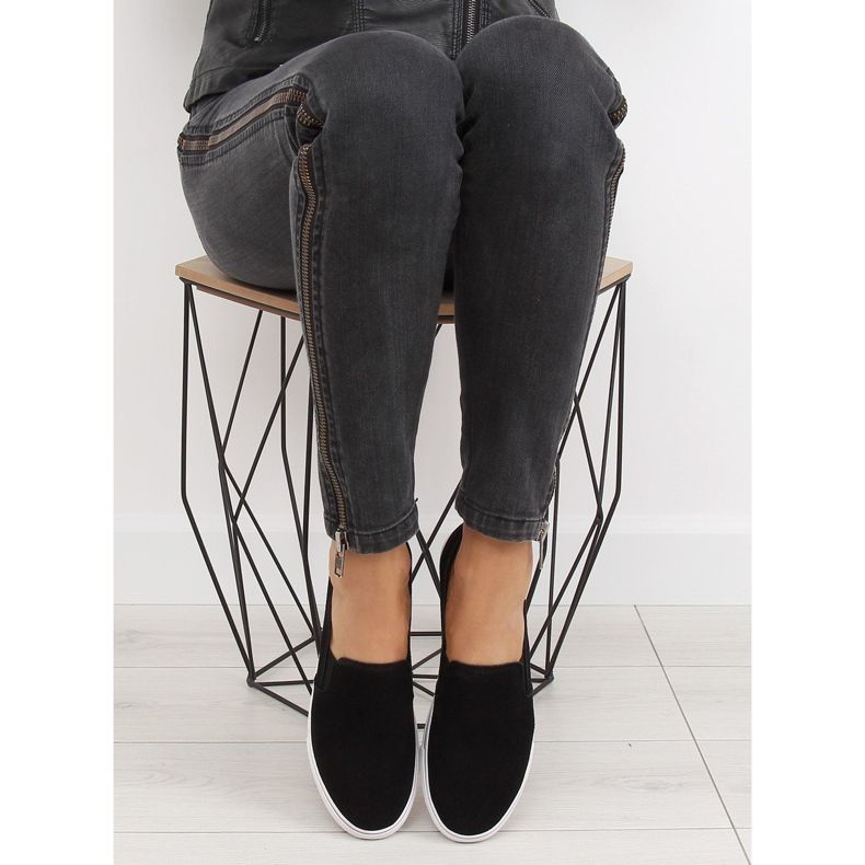 Crne XL07P Crne slip tenisice crna 2