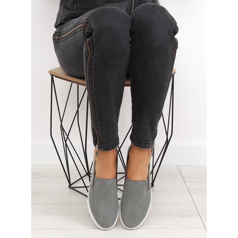 Sive XL07P D.GREY slip tenisice siva 2