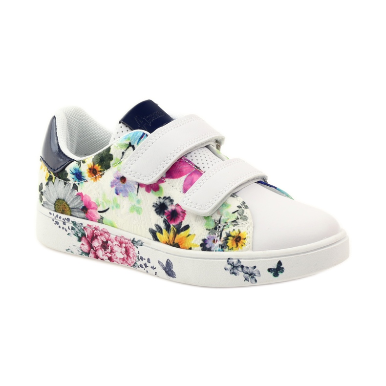 American Club Američke tenisice s kožnim uloškom višebojan bijela 1