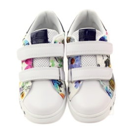 American Club Američke tenisice s kožnim uloškom raznobojna bijela 4