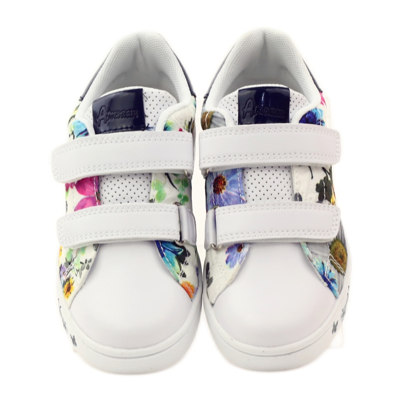 American Club Američke tenisice s kožnim uloškom višebojan bijela 4