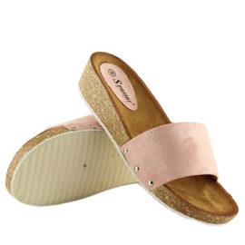 Pink Ženske roze papuče CK05P roze ružičasta 1