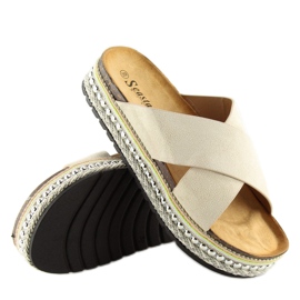 Ženske bež papuče CK15P bež 1