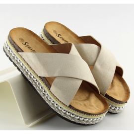 Ženske bež papuče CK15P bež 2