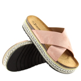 Pink Ženske roze papuče CK15P roze ružičasta 1