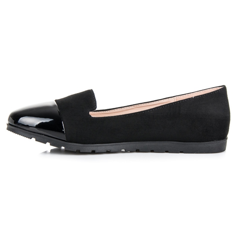 Vinceza Lordy s lakiranim prstom crna 1