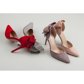 Seastar Antilop pete s mašnom crvena 1