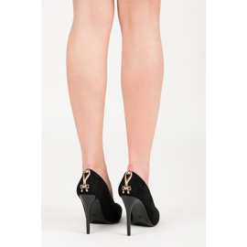 Seastar Štikle od antilopa s ukrasom crna 2