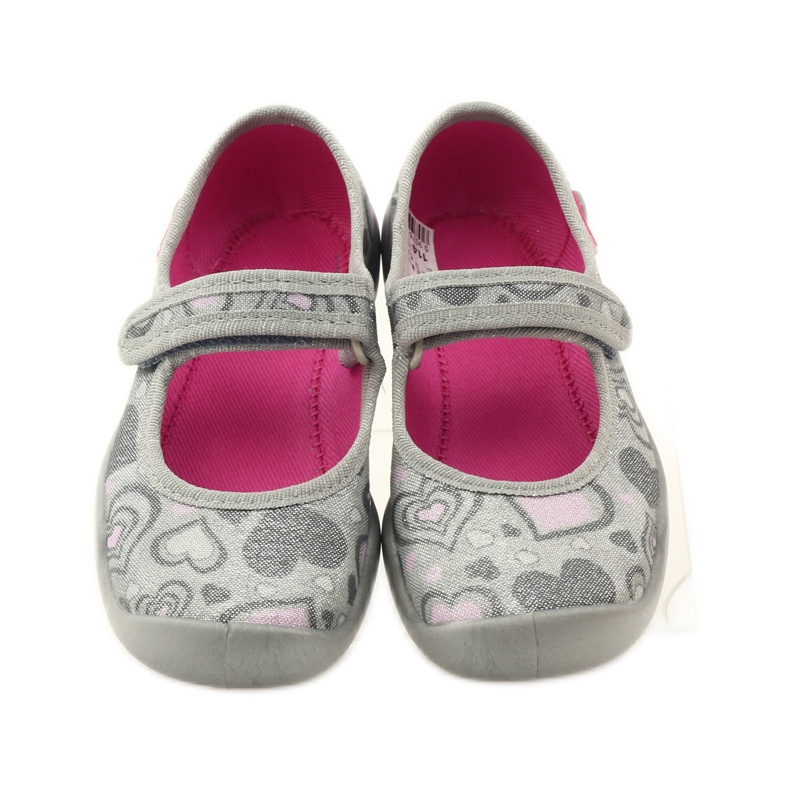 Balerinke papuče srca Befado 114x284 ružičasta siva 4