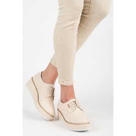 Vices Vezane cipele na klin poroci smeđa 2