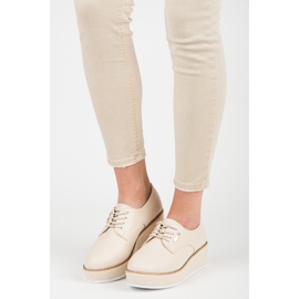 Vices Vezane cipele na klin poroci smeđa 1