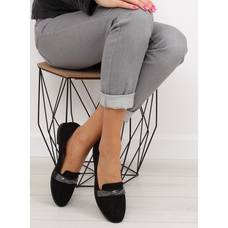 Crne Ženske crne mokasinke H8-110 Black crna 2