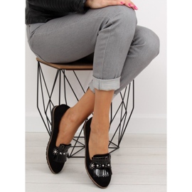 Crne Ženske crne mokasinke DM30P Black crno 2