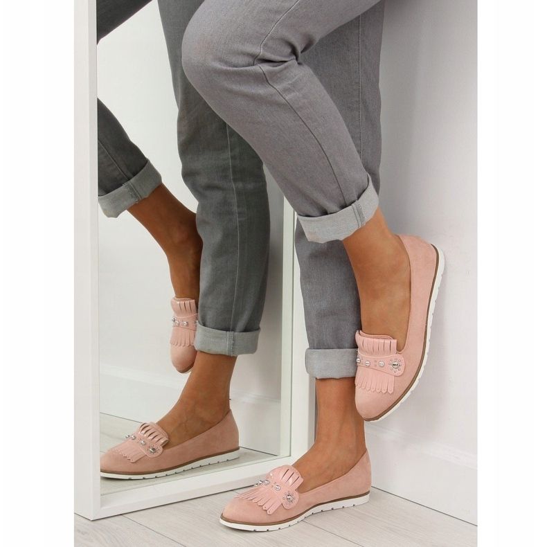 Roze DM30P Ružičaste ženske mokasine ružičasta 1