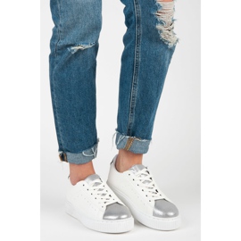 Vezane tenisice sa zmijskim printom bijela 1