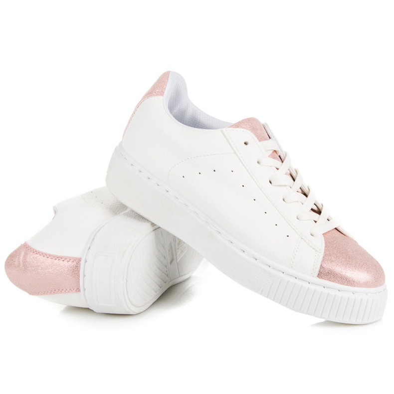 Vezane tenisice sa zmijskim printom bijela 1