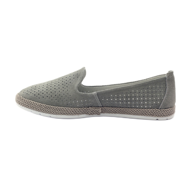 Filippo Grey Lords balerine F 081 espadrile siva 2