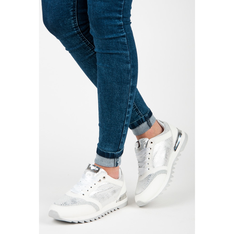 Sportske cipele American Club bijela siva 2