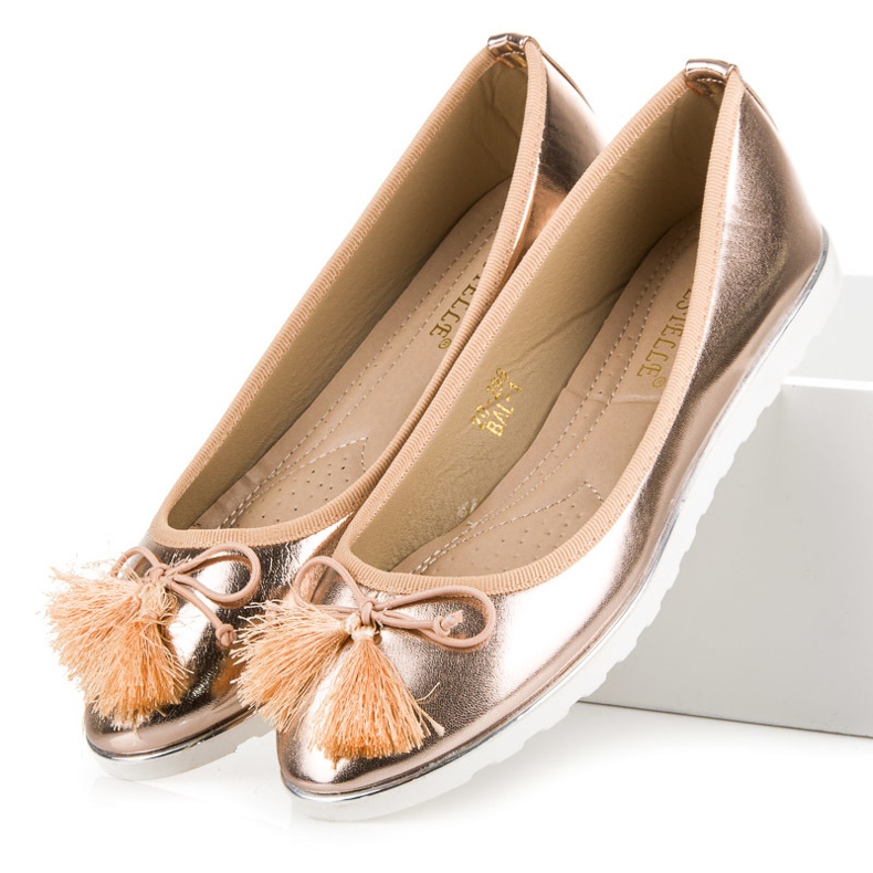 Bestelle Ružičaste balerinke s resama ružičasta 2