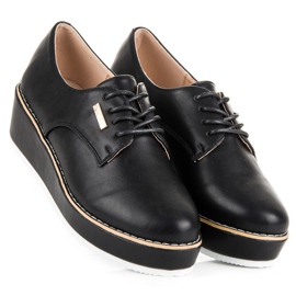 Vices Vezane cipele na klin poroci crna 1