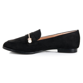 Seastar Loaferice s biserima crna 1