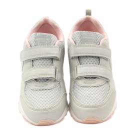 American Club Sport Velcro American 16211 srebrna siva 4