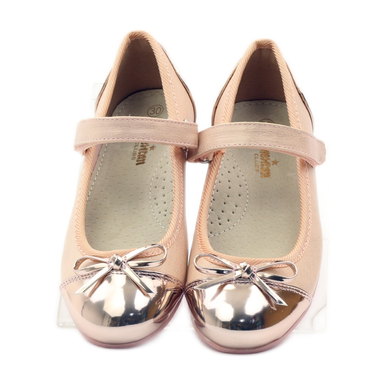 American Club Balerinke na čičak American 14297 ružičasta žuta boja 4