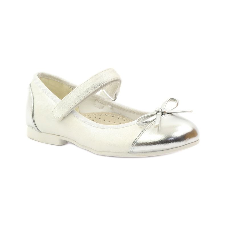 American Club Balerinke na čičak American 14297 siva bijela 1